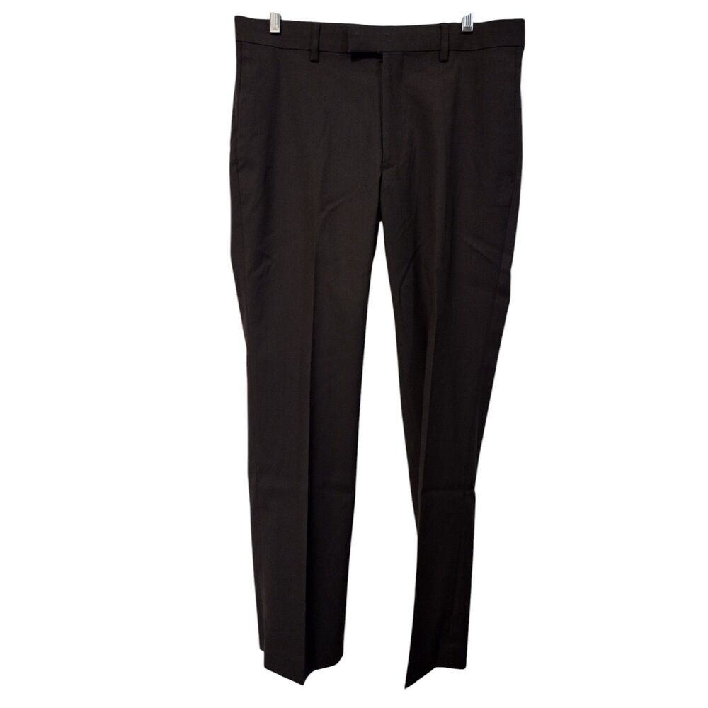 Dark Grey Men's Axist Grey‎ on grey pin stripe dress pants 32/20